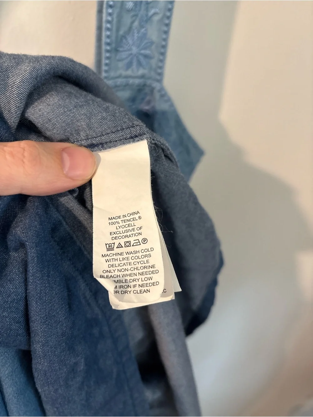 Kate Spade Broome Street Chambray Colorblock Midi Dress Blue Small